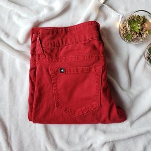 🌱 LOVEsick Red Colored Skinny Jeans